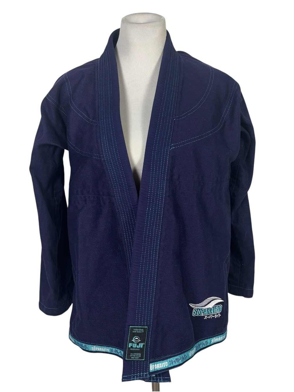 Fuji Suparaito Jiu Jitsu Gi Kimono Blue Adult Women's W1 Martial Arts Uniform